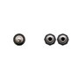 Nanocable 10.24.1200 Cable de Audio Estéreo 2x Jack 3,5mm Hembra a Jack 3,5mm Macho, 15cm, Negro